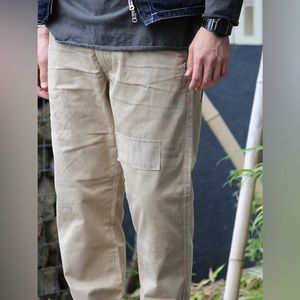 RARE POLO RALPH LAUREN【DISTRESSED STRAIGHT-LEG CHINOS】 KHAKI PANTS